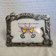 Pewter Frame Millennium Memories 4x6 Sixtrees Ltd. 1999 2000 NOS Unused Y2K New