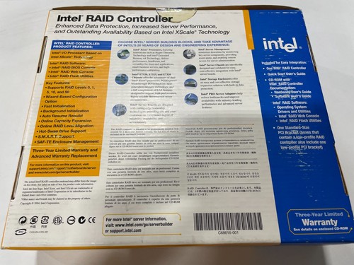 Intel SRCZCRX Raid Controller 3 Gb/s SAS/SATA - Picture 2 of 2