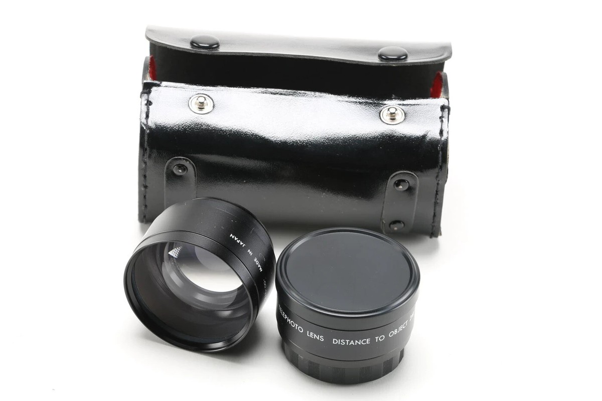 Lot De 2 Objectifs Bower : Téléphoto Et Grand-angle - Mise Au Point Manuelle - Ouvert Mais Jamais Servi