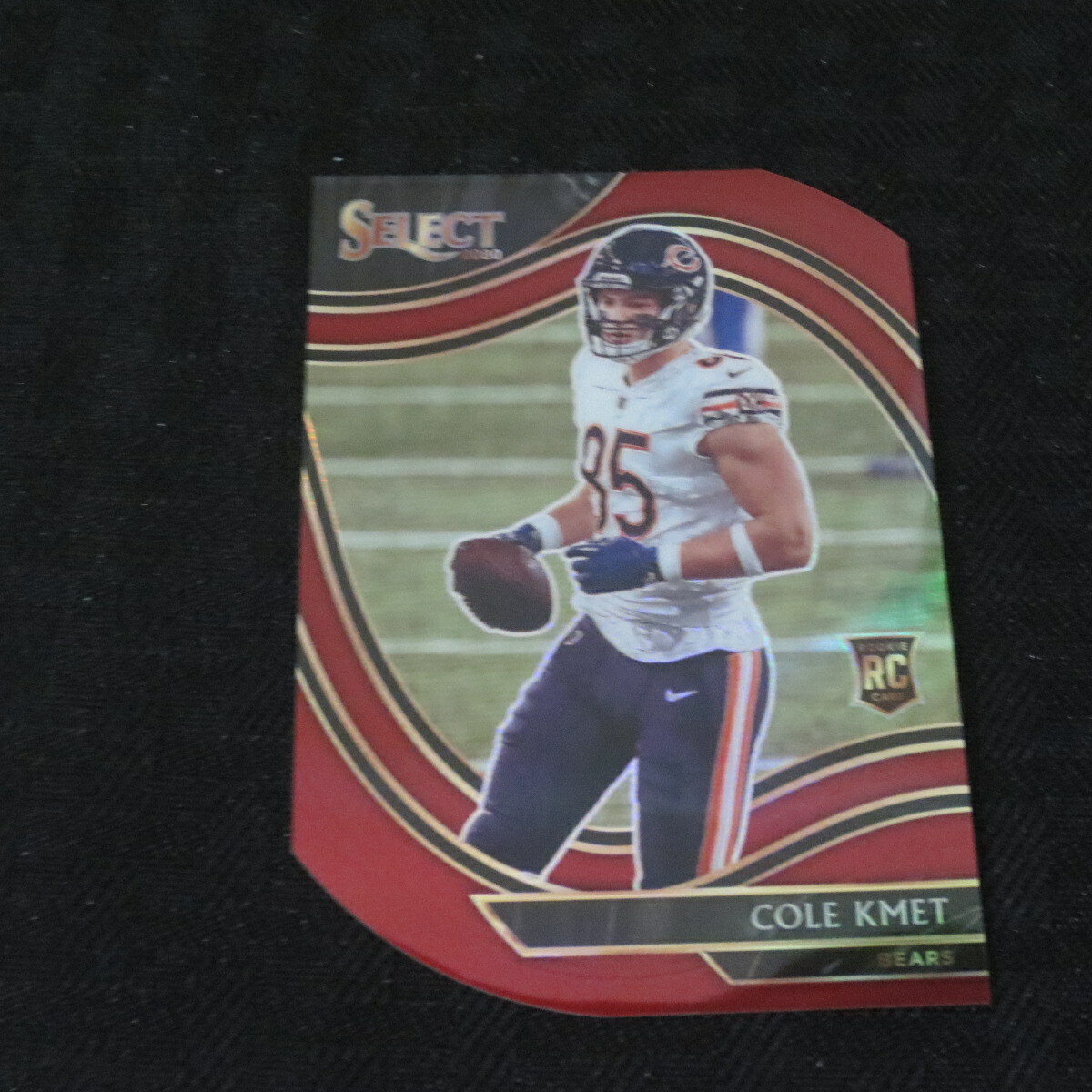 2020 Panini Select Die Cut Red #374 Cole Kmet Bears Rookie
