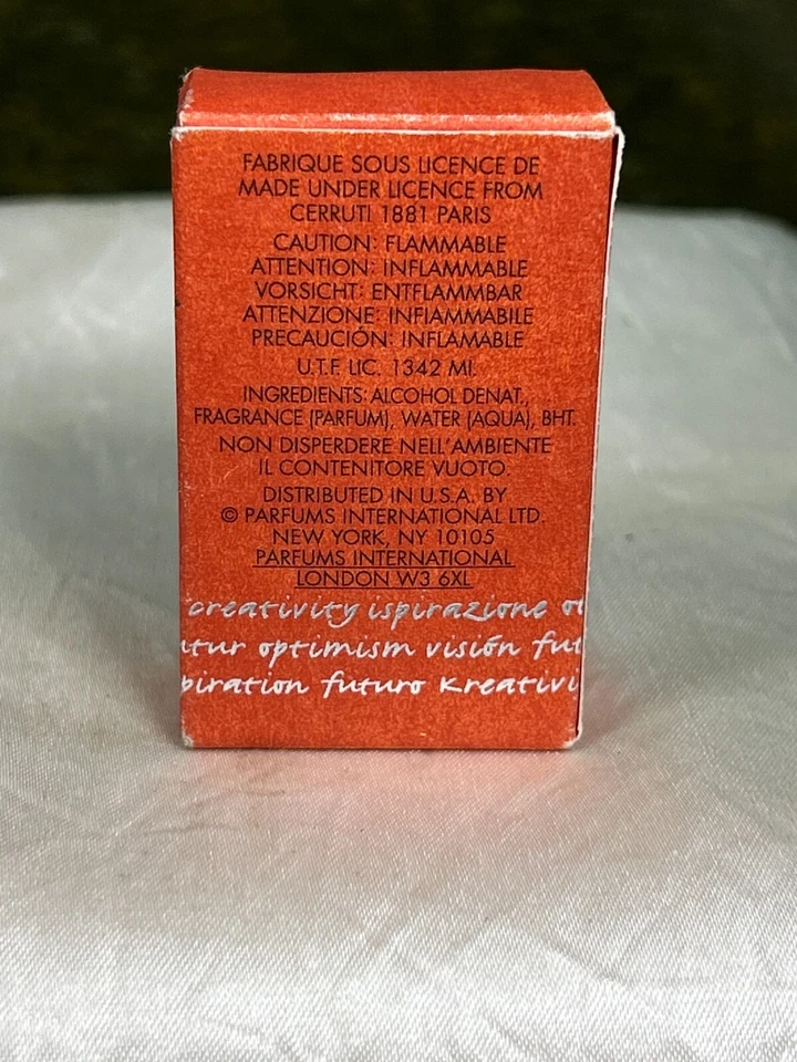 CERUTTI IMAGE MUJER 3,7 ML EDT POUR FEMME MICRO MINI SPLASH (NUEVO CON CAJA) Foto 4 de 4