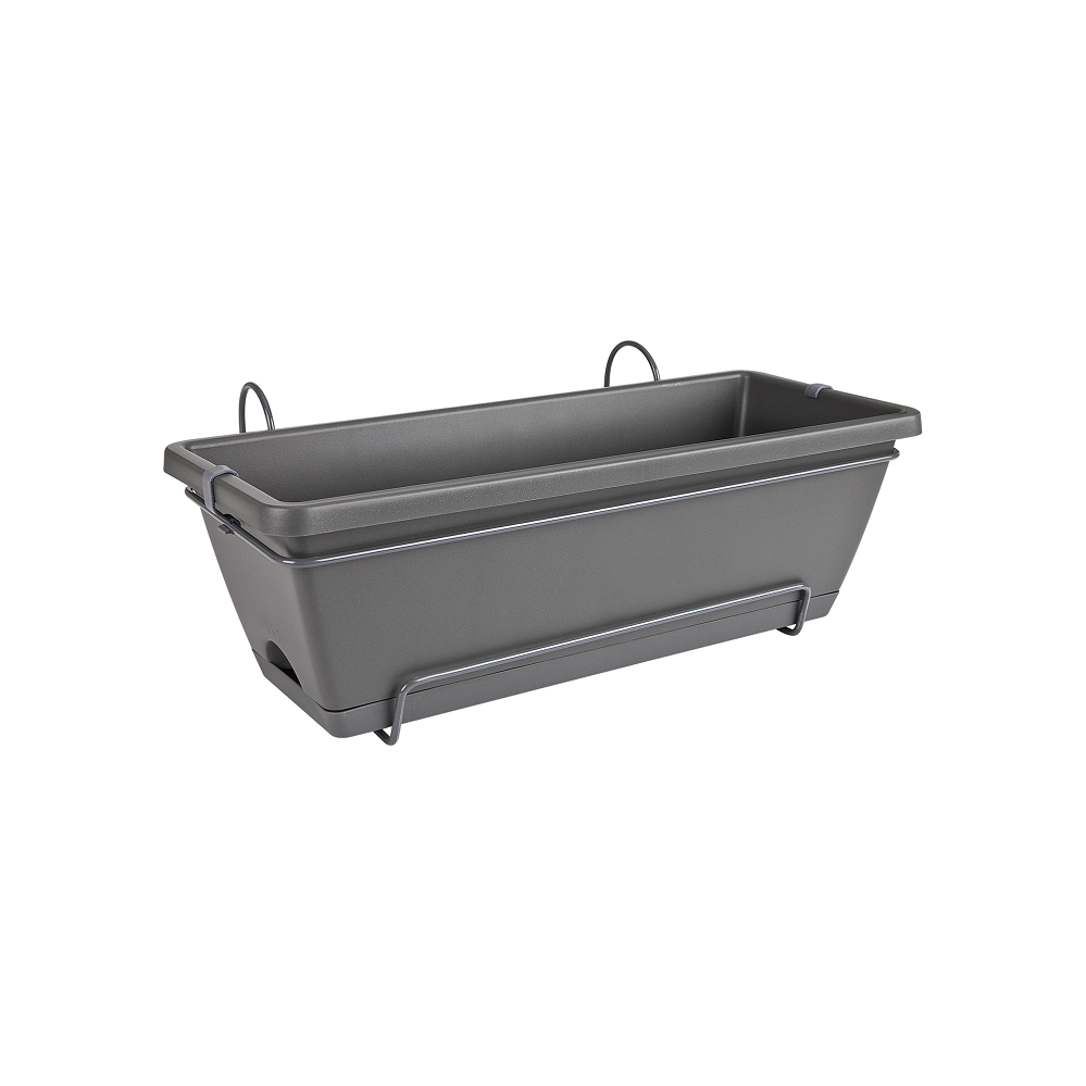 Allin1 50Cm Balcony Planter Set Anthracite - Pack (5) - Image 3