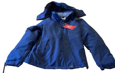 Camel Crown Women's Ski Jacket Large Navy Blue Waterproof Winter Outerwear