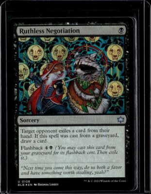 Ruthless Negotiation - 108 - Foil - BLB - NM - MTG Magic the Gathering |  eBay