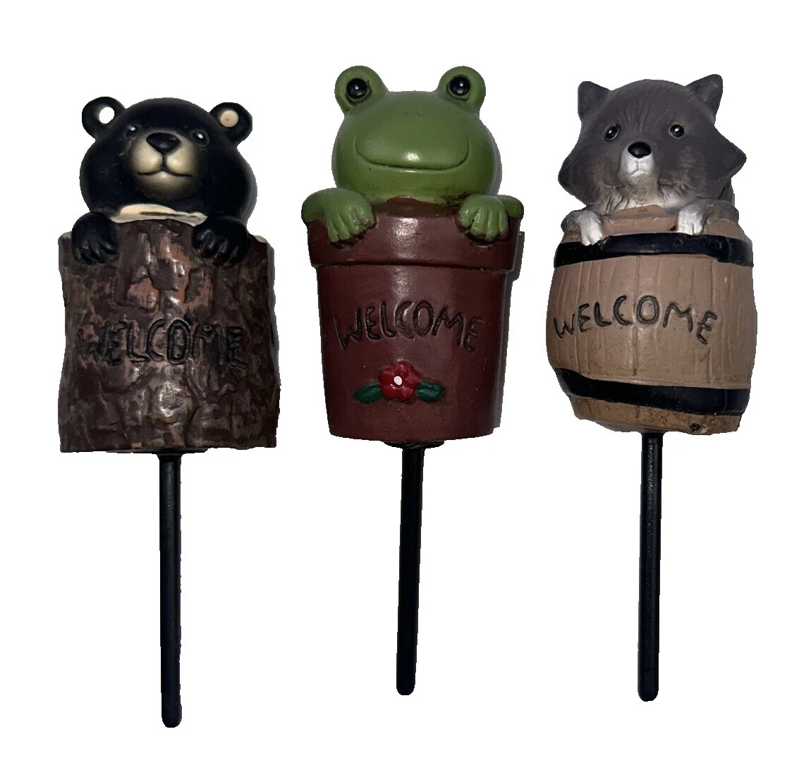 Los animales Estacas de jardín al aire libre en miniatura de plástico