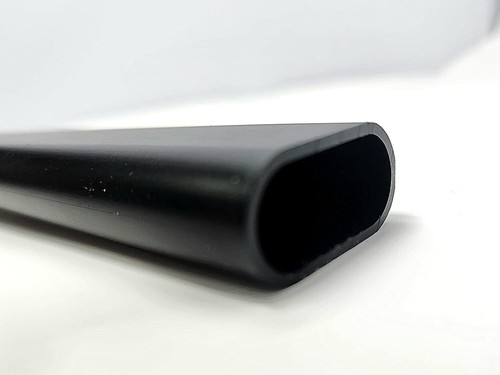 4-Case ProPack Black Premium Oval Wardrobe Closet Rod Tube with End Supports - Picture 3 of 11
