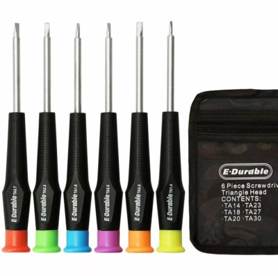 Fixinus Full Triangle Head Screwdriver Set For Electronic Toys, 7-Piece Triangle