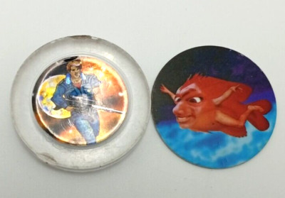 Pogs Caps Sammlung Konvolut Slammer + Dunkin Super Plastic Caps 40