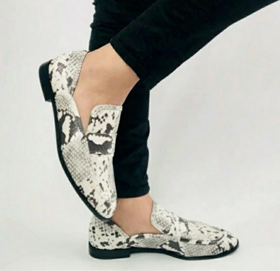 Zara shop snake loafers
