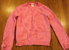 Use girls sweater pockets bow on sleeves Gymboree 7-8