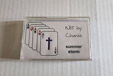Vintage Not By Chance Summer Storm Reigious Cassette Tape