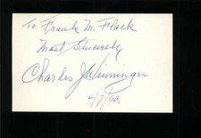 Charles Winninger D.1969 Actor Show Boat Signed 3