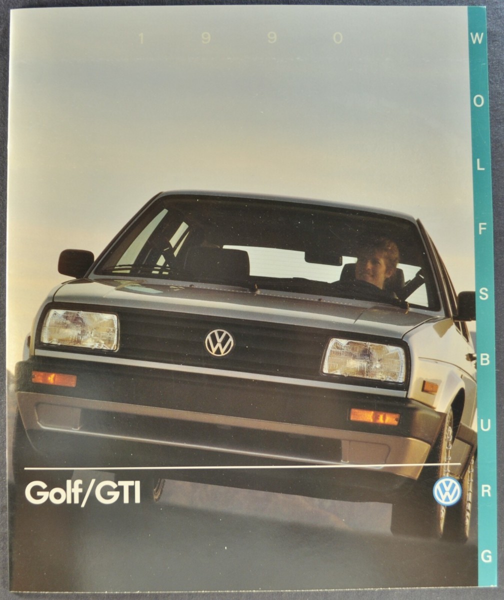 1990 Volkswagen Golf/GTi Wolfsburg Edition Sedan Brochure