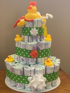 peter pan diaper cake