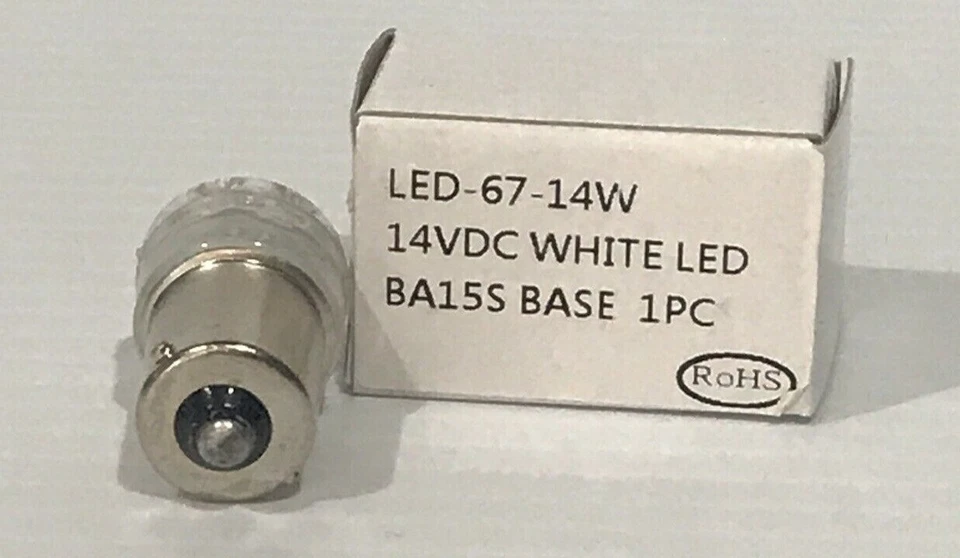 LED Replacement Bulb 67-14W 14VDC Current: 150mA  RoHS Compliant - Image 3 of 4