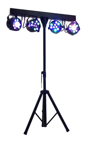 Lytequest X-Performer Bar - Kit Effetti Luce con Supporto a Treppiede DMX 4 Fari - Foto 5 di 8