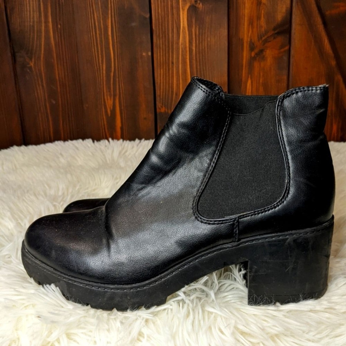 Steve Madden Black Tyclone Boots Womens