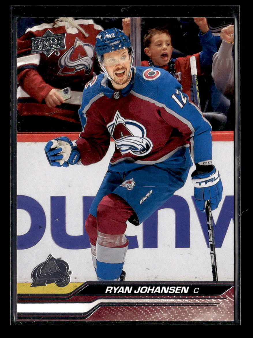 2023-24 Upper Deck NHL Hockey Ryan Johansen  Colorado Avalanche #534  3 Card Lot