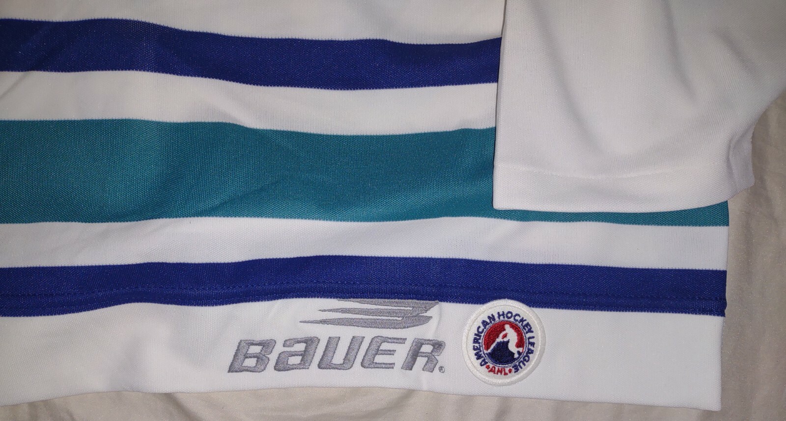 Worcester IceCats Jersey Authentic Size 52 Vintage MIC AHL Vtg Bauer