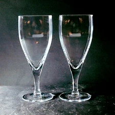 MIKASA PANACHE ICED TEA GLASSES, Square, Lead Crystal , 8 1/4", Germany, 2PCS