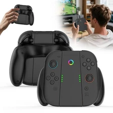 Fast Charging Grip for Nintendo Switch 2 Joy Con with LED Indicator USB-C Cable