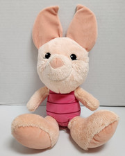 Disney Parks Piglet Big Feet & Ears Plush Winnie Pooh Stuffed Plush Animal 14"