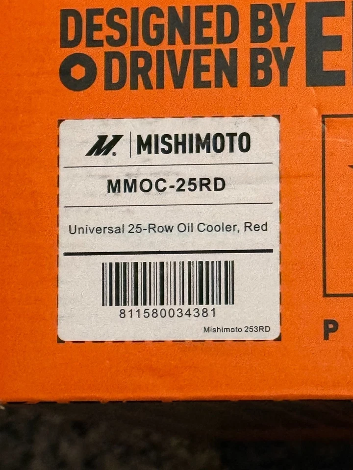 Mishimoto Universal Engine Oil Cooler 25 Row Red MMOC-25RD - Image 4 of 4
