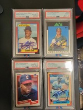 '90s HR Kings Lot (4) SOSA, THOMAS & CANSECO GRADED AUTO ROOKIE CARDS! 