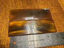 BEAUTIFUL BUFFALO HORN KNIFE HANDLE MATERIAL BLANK SCALES