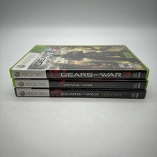 Gears of War 1,2,3 & Judgment Game Lot- Microsoft Xbox 360 All tested & working