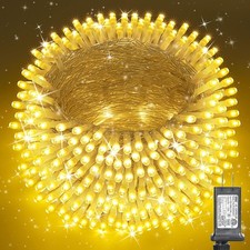 338Ft Christmas Lights Outdoor, 1000 LED Christmas String Lights with 8 Modes, T