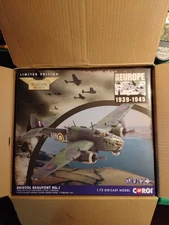 New Corgi Aviation AA28902 Bristol Beaufort MK.I 1939-45 Atack On Admiral Hipper