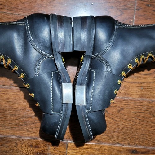 Sz 5 1/2 D- WESCO Highliner Lineman Boots Jobmaster Black Leather Vintage NEW - Picture 11 of 18