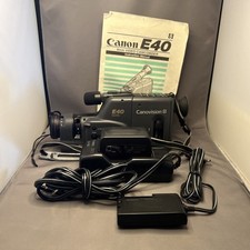 Canon Canovision 8 E40 8mm Video Camcorder 8 mm video camera - Untested