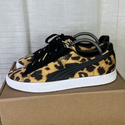 Puma Clyde Suits Cheetah Shoes Mens Size 7.5 / Women Size 9 Sneakers EUC! Rare