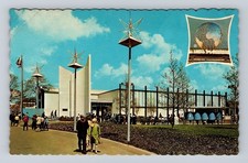 New York City NY, Worlds Fair, Pavilion of Paris, Vintage Souvenir Postcard