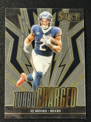 Turbocharged D.J. Moore Bears Insert - 2023 Panini Select #TUR-DJM