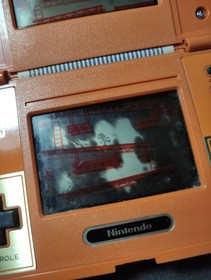 Vintage Nintendo Donkey kong Multi Scren Game and watch cib French Version JUNK