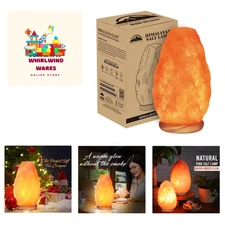 Salt Lamp 7-10” 6-8 lb with Dimmer Switch - All Natural and Handcrafted with ...