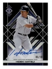 2025 Topps Transcendent Icons Chrome Black Refractor Hideki Matsui Auto 5/10