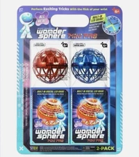 Wonder Sphere Mini Pro Magic Hover Ball 2 Pack Blue Red LED Light STEM Toy New