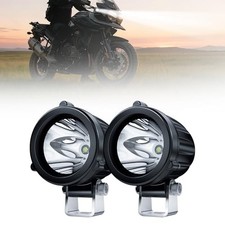 2 Led Round Light 20w Spot Driving Light Waterproof Off-road Work Lamp White 2 Led Round Light 20w Spot Driving Light Waterproof Off-road Work Lamp White