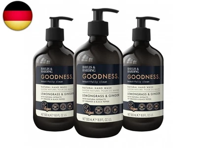 Baylis & Harding Goodness Lemongrass & Ginger, 500 ml Hand Wash, Pack - Bild 1 von 4
