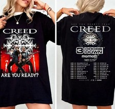 2 sided Creed Tour 2025 Shirt, Creed Summer of 99 Tour Shirt