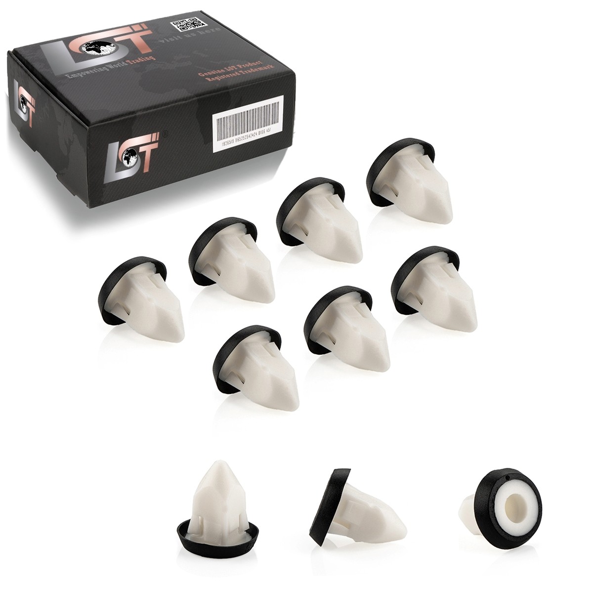 10X Expansion Nut Clip Front Door Trim For VW JETTA 3 4 PASSAT TOUAREG TOURAN