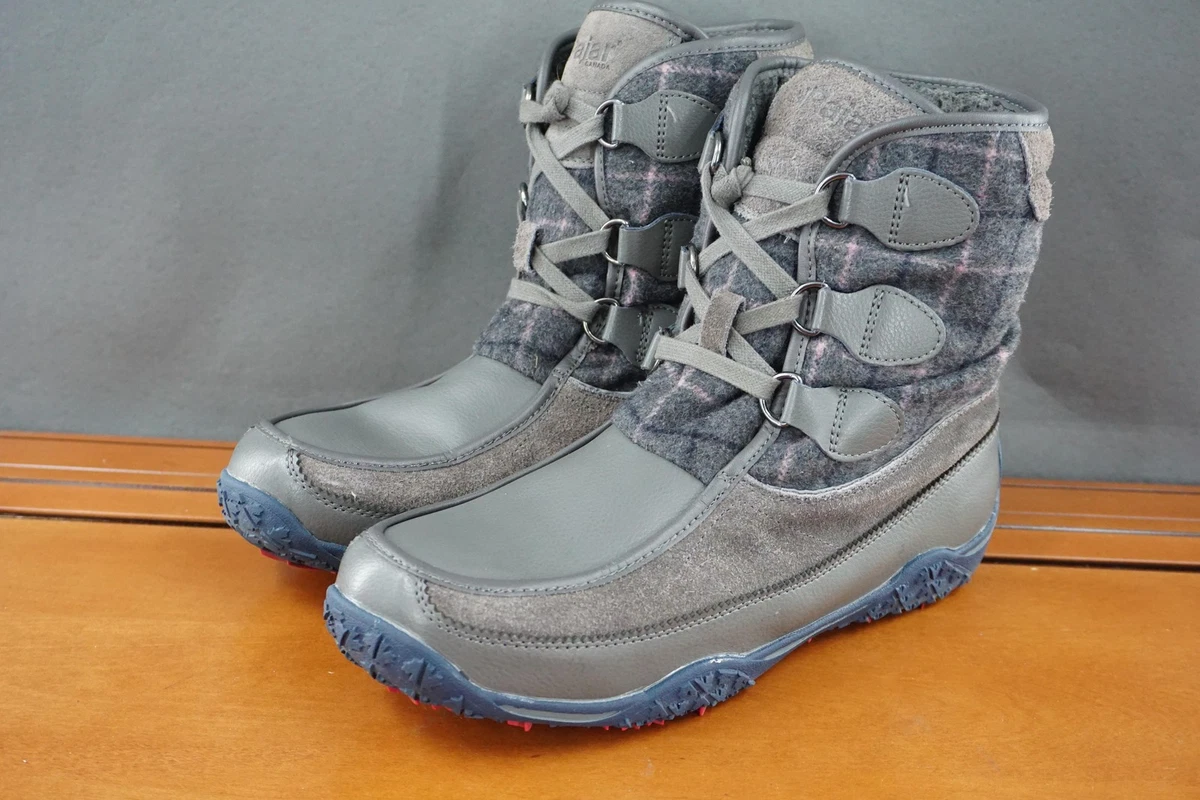 Pajar Canada Waterproof Winter Boots Gray Pajar-Tex Fur Lined EU 42 US 9-9.5 Pajar Canada Fox Trot Women main image 2