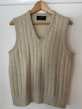 Vintage Country Squire by Jantzen Knit Vest, Beautiful Cable details, Size S
