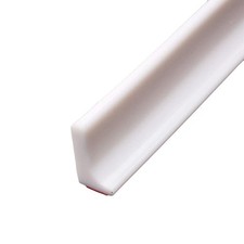 White 39 Inch Self Adhesive Silicone Shower Threshold Water Dam Blocker