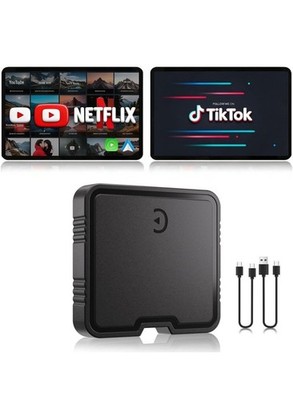 AI Box Wireless CarPlay Adapter for iPhone & Android Auto, WiFi Bluetooth