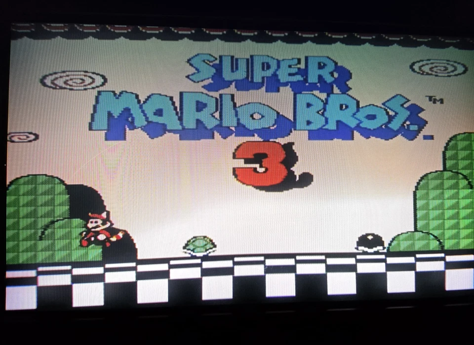 Nintendo Famicom AV Console, 2 Controllers,  7 Games. Nintendo NES. Tested. - Image 3 of 4